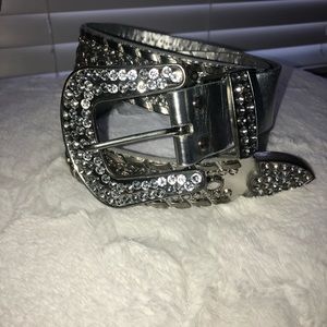 Rhinestone belt